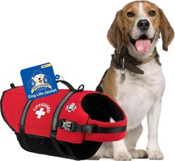 Paws Aboard Lifeguard Neoprene Dog Life Jacket, Small