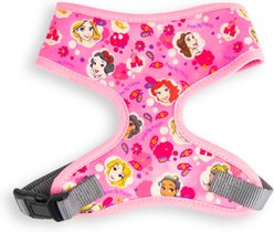 Buckle-Down Disney Dream Big Princess Face & Icons Collage Pinks Dog Harness, Multicolor, Small: 14 to 17-in chest