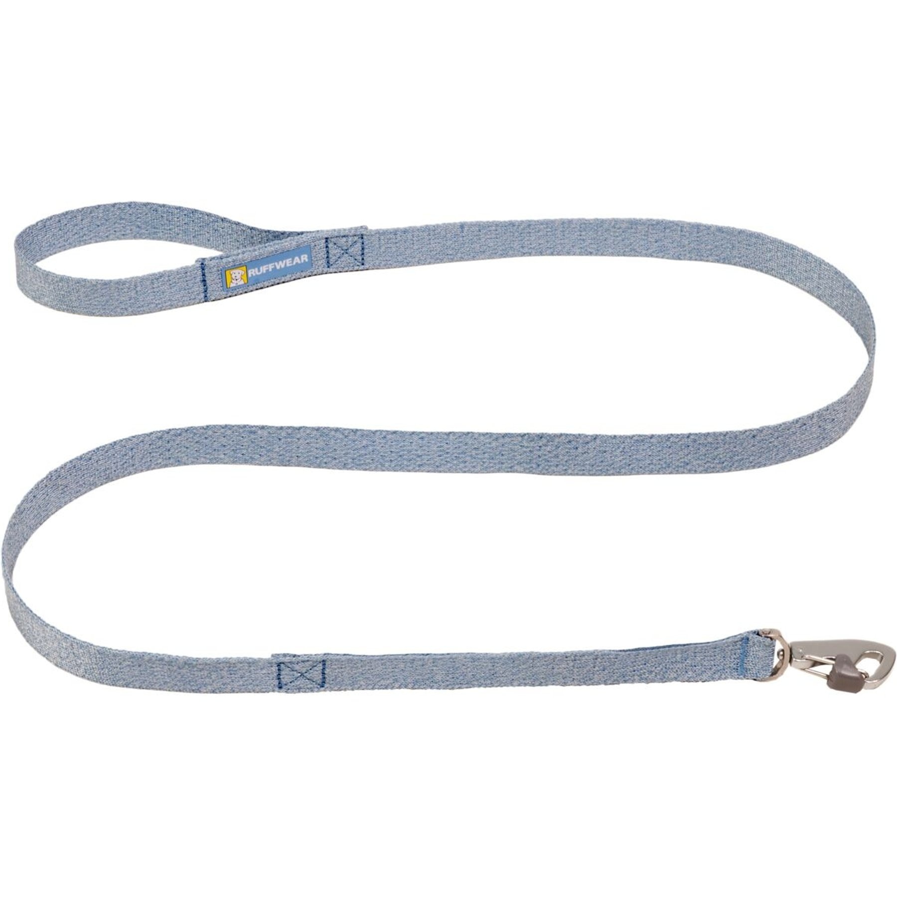 Ruffwear Front Range Flex Polyester Dog Leash, 5-ft long, 0.75-in wide, Polar Blue