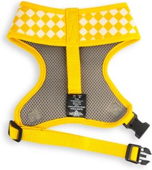 Buckle-Down Peanuts Snoopy Flexing Pose Checker Yellow White Peanuts Dog Harness, Multicolor, Small: 14 to 17-in chest slide 2 of 3