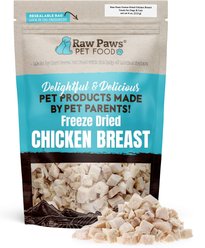 Raw Paws Freeze-Dried Chicken Breast Dog & Cat Treats, 4-oz