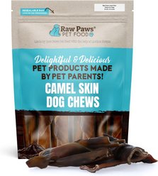Raw Paws 6-inch Camel Skin Dog Chew, 15 count