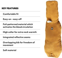 Hurtta Warming Midlayer Dog Coat, Blackberry, 20-in slide 2 of 6