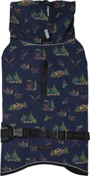 Pendleton Waterproof Adventure Graphic Water Resistant Dog Raincoat, Canoe Club, Medium