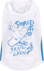 Body Glove Reflective Solid Dog Sun Shirt, White, X-Small