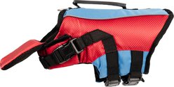 Body Glove Ripstop Reflective Dog Life Jacket, Red/Blue, Small