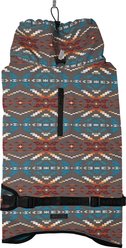 Pendleton Waterproof Adventure Geometric Water Resistant Dog Rain Coat, Carico Lake, X-Large
