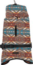 Pendleton Waterproof Adventure Geometric Water Resistant Dog Rain Coat, Carico Lake, Small