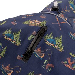 Pendleton Waterproof Adventure Graphic Water Resistant Dog Raincoat, Canoe Club, X-Small slide 2 of 9