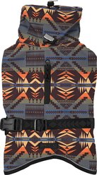 Pendleton Waterproof Adventure Geometric Water Resistant Dog Rain Coat, Mystic Lake, X-Small