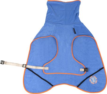 Show full view: Body Glove Surf Pet Hooded Dog Towel Robe, Periwinkle, XX-Large slide 4 of 9