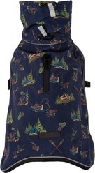 Pendleton Waterproof Adventure Graphic Water Resistant Dog Raincoat, Canoe Club, X-Small