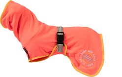 Body Glove Surf Pet Hooded Dog Towel Robe, Neon Coral, X-Small
