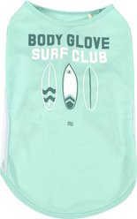 Body Glove Reflective Solid Dog Sun Shirt, Teal, Medium