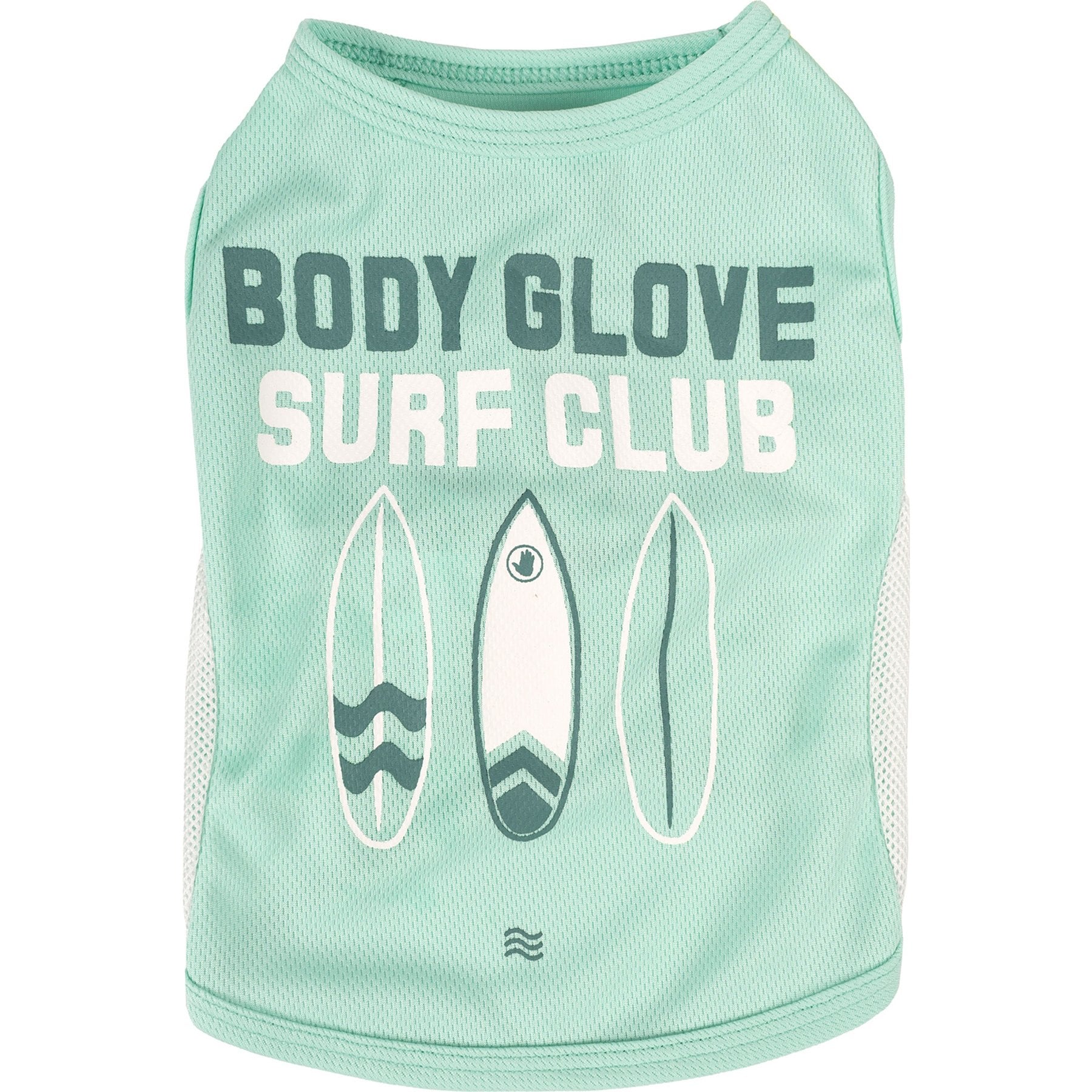 Body Glove Reflective Solid Dog Sun Shirt, Teal, Small