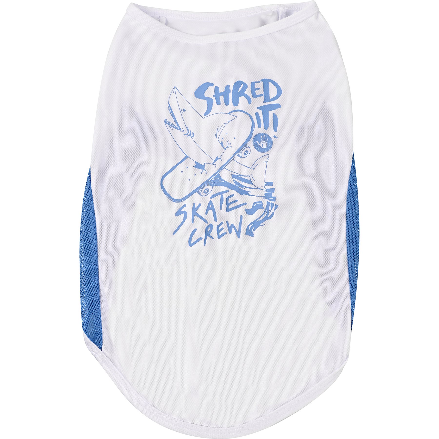 Body Glove Reflective Solid Dog Sun Shirt, White, XXX-Large