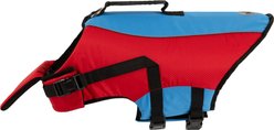 Body Glove Ripstop Reflective Dog Life Jacket, Red/Blue, Large