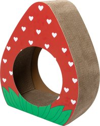 Kitty City Strawberry Scratcher Cat Toy, Multicolor