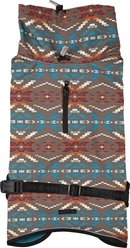 Pendleton Waterproof Adventure Geometric Water Resistant Dog Rain Coat, Carico Lake, Large