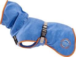 Body Glove Surf Pet Hooded Dog Towel Robe, Periwinkle, Small