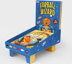 Suck UK Go Viral Kitty Pinball Scratcher Cat Toy, Multicolor, 9.84 x 2.01 x 13.70-in