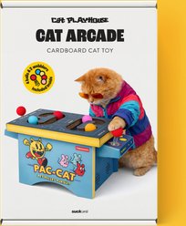 Suck UK Win The Internet Arcade Scratcher Cat Toy, Multicolor, 9.84 x 2.01 x 13.70-in slide 2 of 4