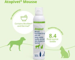 Atopivet Mousse Dog & Cat Skin Care Treatment, 8.45-oz bottle slide 2 of 8