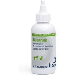 KlearOtic Ear Cleanser for Dogs & Cats, 4-oz bottle