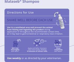 Malaseb Chlorhexidine & Miconazole Fragrance-Free Dogs, Cats & Horses Shampoo, 8-fl oz bottle slide 2 of 8