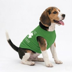 Doggie Design Kiss Me I'm Irish Graphic Dog Shirt, Emerald Green, XX-Large slide 2 of 5