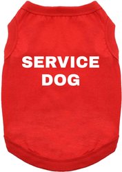 Doggie Design Service Graphic Dog Shirt, Red, X-Small