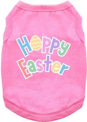 Doggie Design Hoppy Easter Graphic Dog Shirt, Carnation Pink, XXX-Large