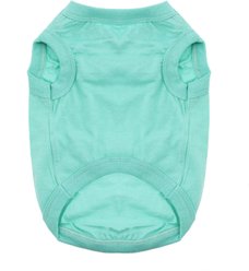 Doggie Design Bunny Chaser Graphic Dog Shirt, Teal, Medium slide 2 of 5