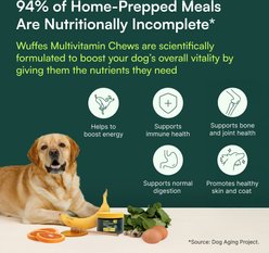 Wuffes Hip & Joint Chews for Small & Medium Breed + 23-in-1 Multivitamin Pork Liver Flavored Soft Chew Supplement Bundle for Dogs, 60 count slide 2 of 9