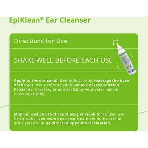 EpiKlean Ear Cleanser for Dogs & Cats, 8-oz bottle