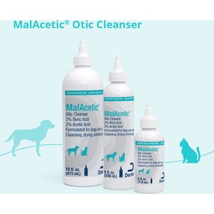 MalAcetic Otic Cleanser for Dogs & Cats, 16-fl oz bottle
