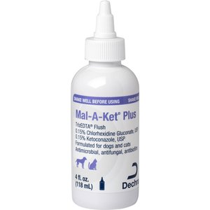 Mal-A-Ket Plus TrizEDTA Flush for Dogs & Cats, 4-oz bottle