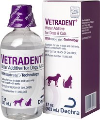 VETRADENT Dog & Cat Dental Water Additive, 17-fl oz bottle