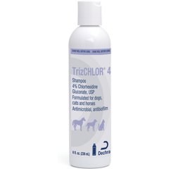 TrizCHLOR 4 Shampoo for Dogs, Cats & Horses, 8-fl oz bottle