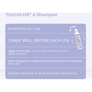 TrizCHLOR 4 Shampoo for Dogs, Cats & Horses, 8-fl oz bottle