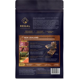 Regal Pet Foods Air-Dried Limited Ingredient Diet Venison Flavored Dehydrated Dog Food & Topper, 16-oz bag