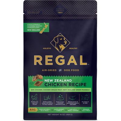 Regal Pet Foods Regal Pet Foods Air-Dried Limited Ingredient Diet Chicken Flavored Dehydrated Dog Food & Topper, 16-oz bag