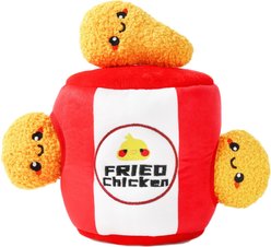 HugSmart Fried Chicken Puzzle Squeaky Hide & Seek Plush Dog Toy, Small/Medium slide 1 of 8