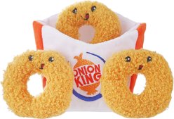 HugSmart Onion Ring Crinkle Puzzle Hide & Seek Plush Dog Toy, Small/Medium slide 1 of 9
