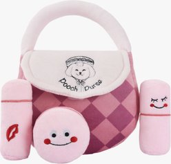 HugSmart Handbag Puzzle Squeaky Hide & Seek Plush Dog Toy, Small/Medium