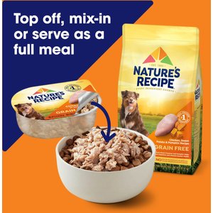 Nature's Recipe Grain-Free Chicken Recipe, Chicken & Venison Recipe & Chicken & Duck Recipe in Savory Broth Variety Pack Wet Dog Food, 2.75-oz, case of 24