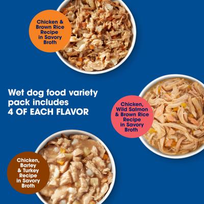 Show full view: Nature's Recipe Chicken, Salmon & Turkey Recipes Variety Pack Wet Dog Food, 2.75-oz can, 24 count slide 4 of 12