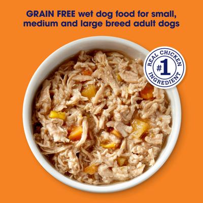 Show full view: Nature's Recipe Grain-Free Chicken Recipe in Savory Broth Wet Dog Food, 2.75-oz, case of 12 slide 4 of 13