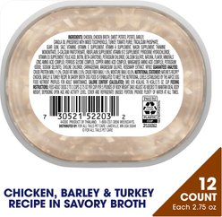 Nature's Recipe Chicken, Barley & Turkey Recipe in Savory Broth Wet Dog Food, 2.75-oz,12 count slide 2 of 9
