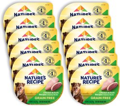 Nature's Recipe Grain-Free Chicken & Duck Recipe in Savory Broth Wet Dog Food, 2.75-oz, case of 12